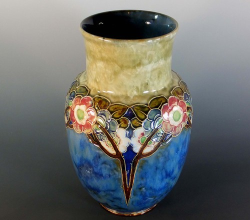Fine large doulton lambeth art - lambeth,
