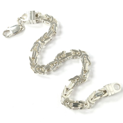 925 silver byzantine bracelet - 925,