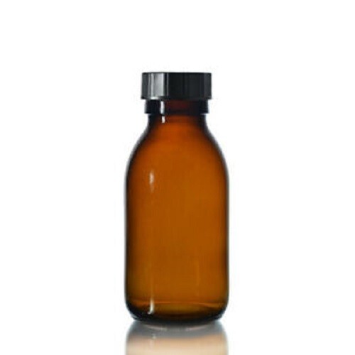 Amber brown small - small, glass