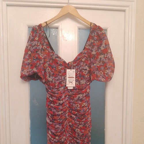 Zara cocktail dress ruched - zara,