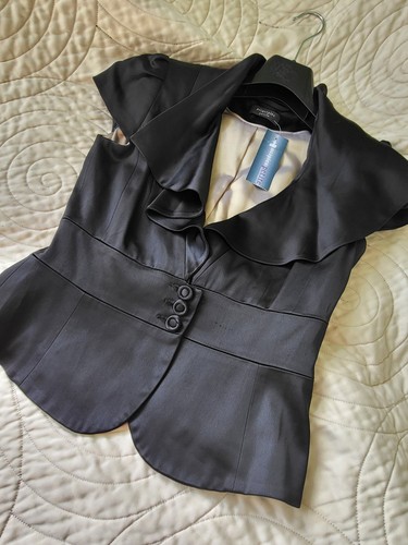 Satin vintage ruffle - satin,