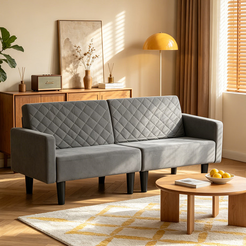 Convertible folding futon sofa - folding,