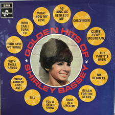 SHIRLEY BASSEY:  Golden Hits of Shirley Bassey - 12" Vinyl Stereo LP, VG+/VG