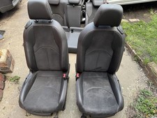 SEAT LEON FR MK3 5F 3DR HALF LEATHER SUEDE INTERIOR SEATS CADDY GOLF 3 DOOR