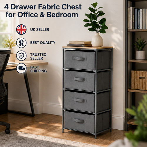 Drawer fabric chest - 4,
