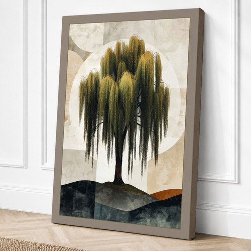 Weeping willow japandi - willow, canvas