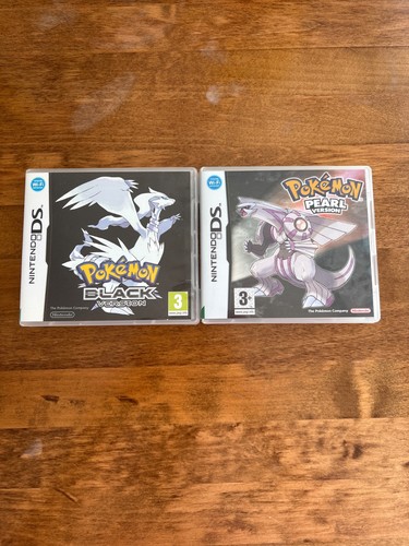 Pokemon black pearl nintendo - pokemon, black,