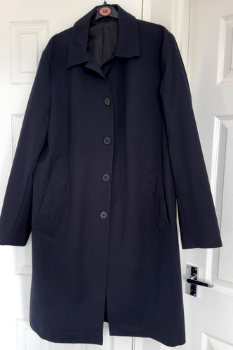 Mens autograph navy overcoat - navy,