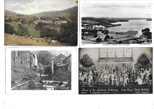Ambleside lot postcard 8 - ambleside,