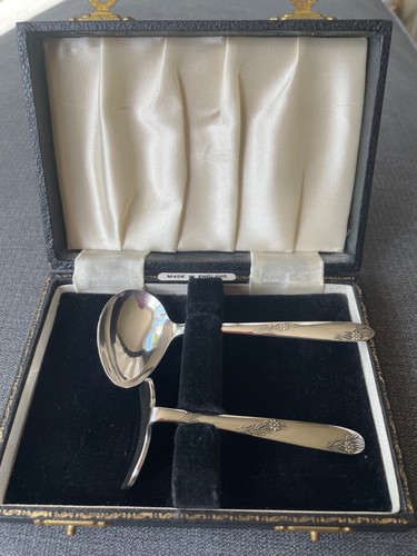 Vintage boxed childs spoon - vintage,