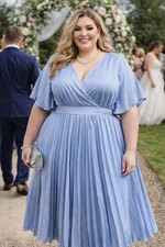 BNWT powder blue satin style
