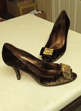 Velour/Velvet Shoes Brown