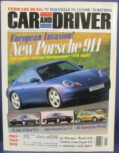 Car and driver magazine - and,