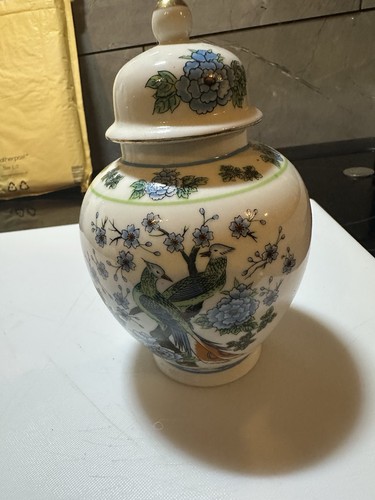 Vintage ginger jar with - jar,