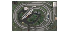 Hornby R8217 OO Gauge Railway Layout Trak-Mat Diorama 1800mm x 1200mm