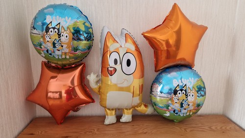 Bingo 5pc balloons - 5pc, bluey