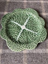 Bordallo Pinheiro Green Cabbage Leaf Small Plate, Portugal 7” 18cm