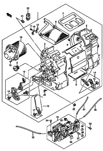 Suzuki genuine resistor - genuine, blower