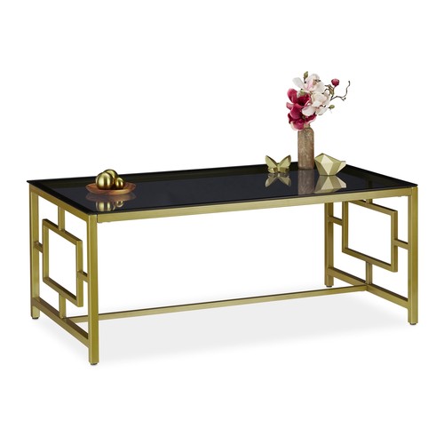 Glass coffee table rectangular - table,