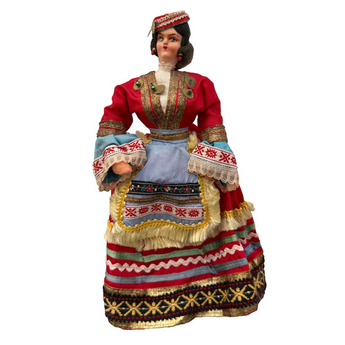 Vintage native lady folk - native,