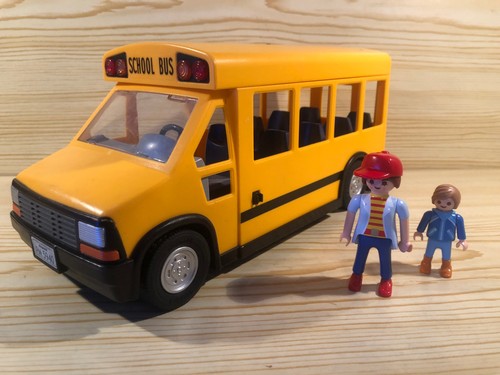 Playmobil toy school bus city - bus,