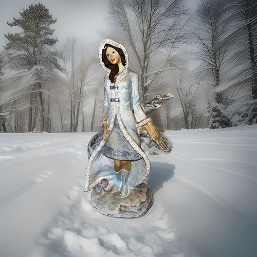 Fairy figurine ornament white - fairy,