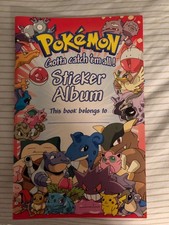 pokemon sticker album and