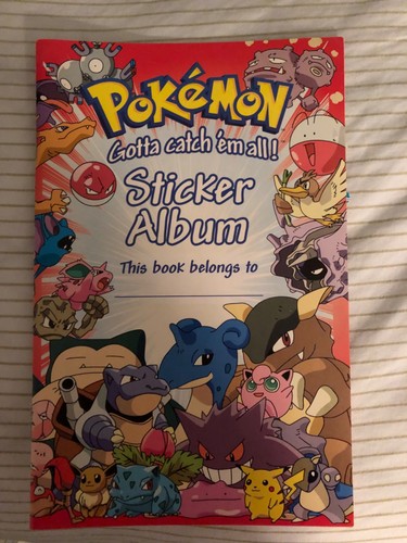 Pokemon sticker album - pokemon,