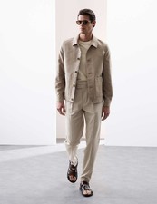 M&S - Autograph Mens Oatmeal