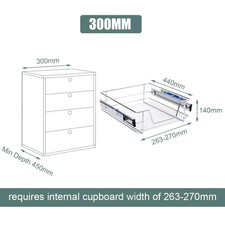 2 Kitchen Drawers Cupboard