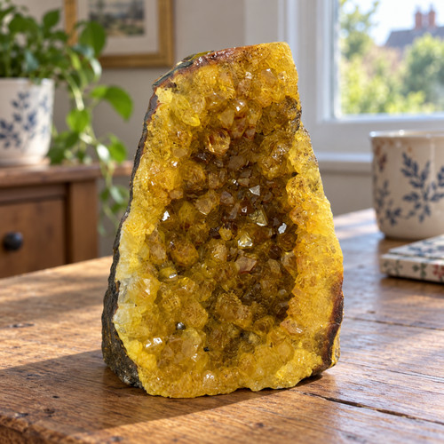 Large natural quartz crystal - quartz,