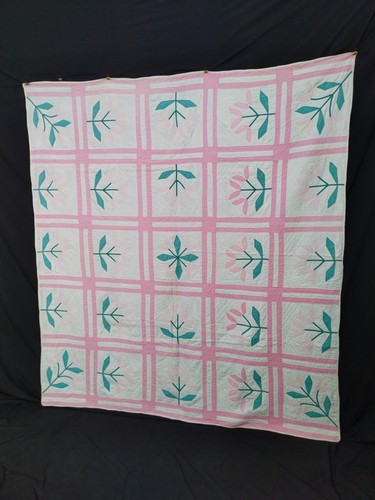 Vintage handmade pink tulip - handmade,