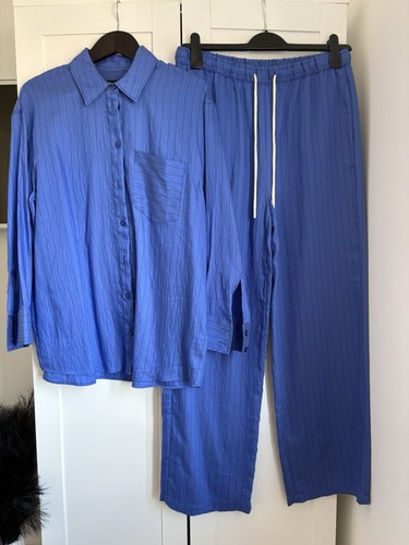 Zara blue black - shirt, trousers