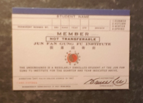 Bruce lee jeet kune signed - jeet, do