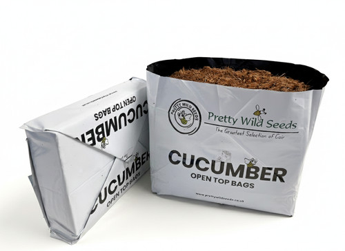 Cucumber open top coir - open,