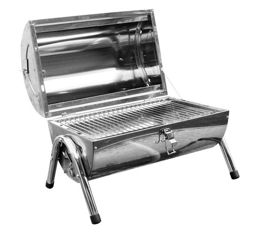 Kingfisher portable barrel bbq - kingfisher,