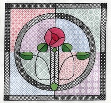 Kl205 stained glass rose - kl205,