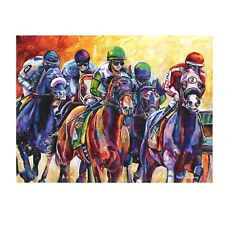 Horse Racing Art Print
