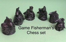 LATEX CHESS SET  MOULDS (FISHERMAN) MOULDS) TO MAKE YOUR OWN SETS