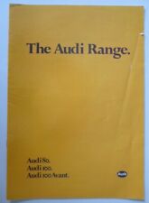 AUDI RANGE orig 1978 UK Mkt Sales Brochure - 80 100 Avant