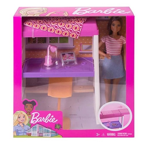 Barbie loft bed - bed, /