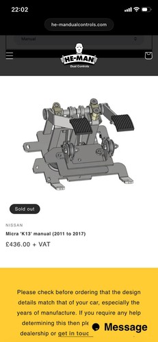 Man dual control pedals - man,