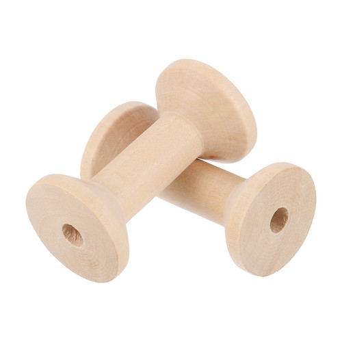 2pcs wooden spools crafts - 2pcs,
