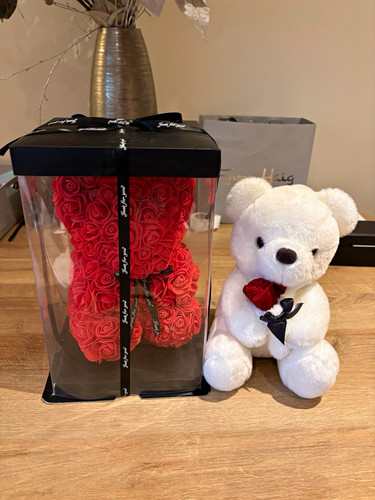 Artificial red rose - artificial,