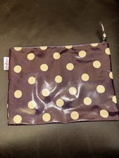 Cath Kidston Purple Polkadot Wash Bag/Zipped Pouch