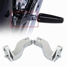 Chrome Passenger Rear Foot Peg Mount Bracket For Harley Davidson Touring 1993-23