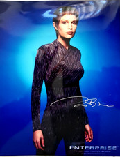 Jolene Blalock Hand Signed A4 Photo Autograph Memorabilia Star Trek Enterprise