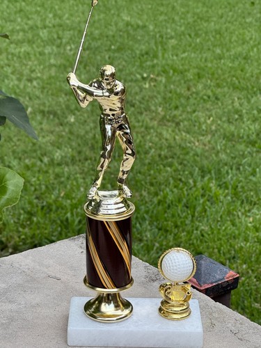 Golf trophy milestone - golf,