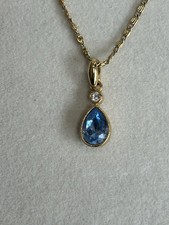 Ciro Gold Tone Pear Drop