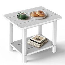 HDPE 2-Tier Outdoor Side Table